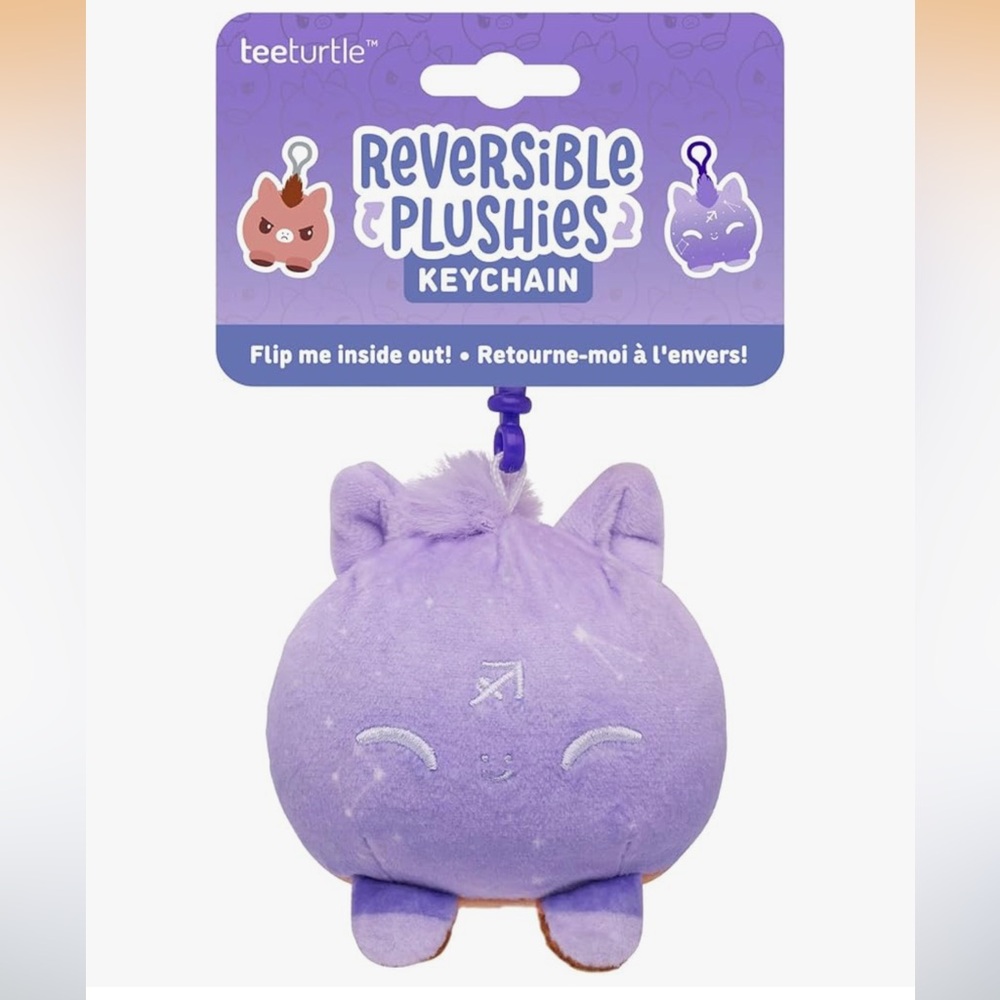 TeeTurtle Reversible Zodiac Sagittarius Keychain ♐️